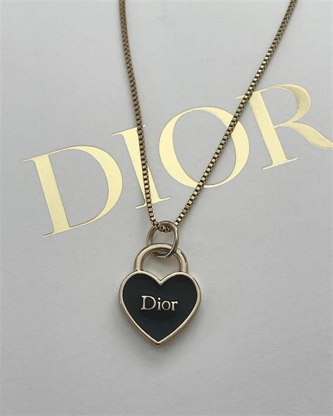 dior repurposed necklace